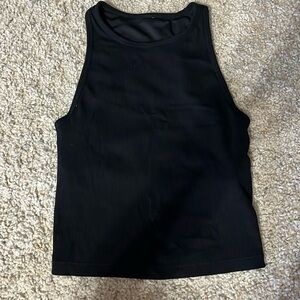 Women’s black tank top
